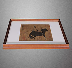 宝塔书画装裱配框服务案例